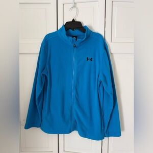 Under Armour Kids Vibrant Blue Fleece Jacket - New without tags - Size YLG